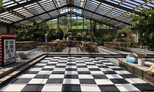 Anran 6x4m B&W Dance Floor